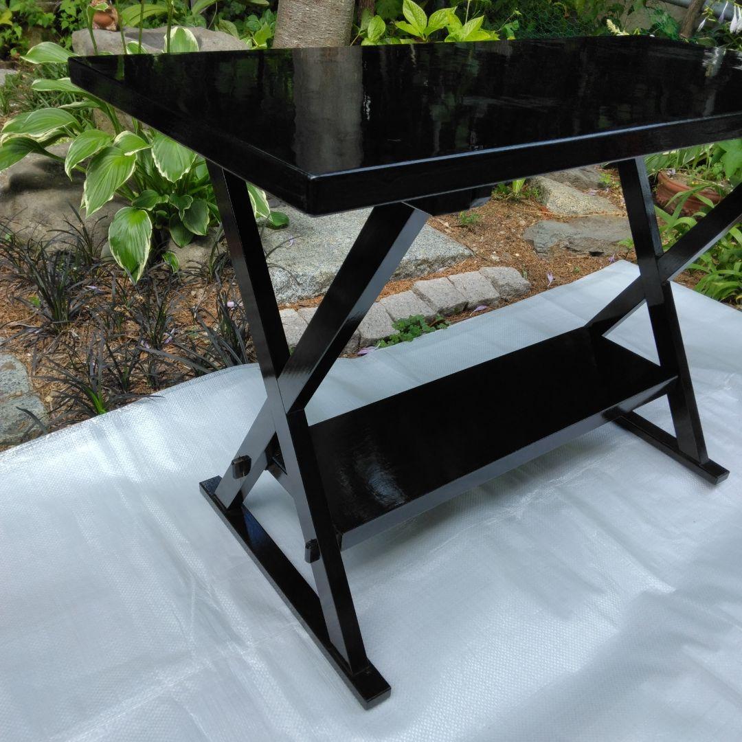 茶道具棚　立礼棚　横付点茶盤　裏千家好　喫架組立式