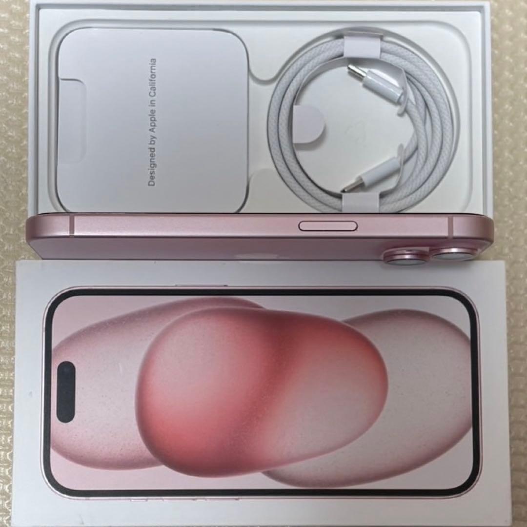 iPhone15 128GB SIMフリー 本体 ピンク