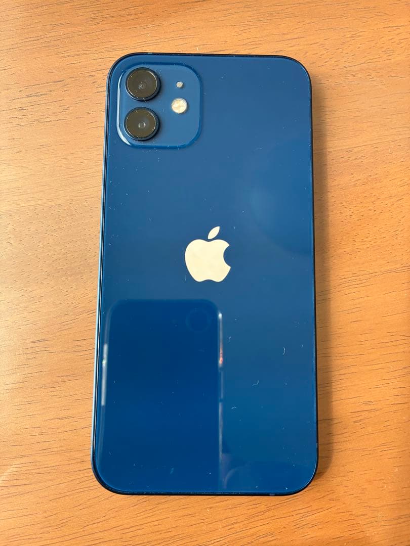 iPhone12 128GB ブルー SIMロック解除済み バッテリー100%