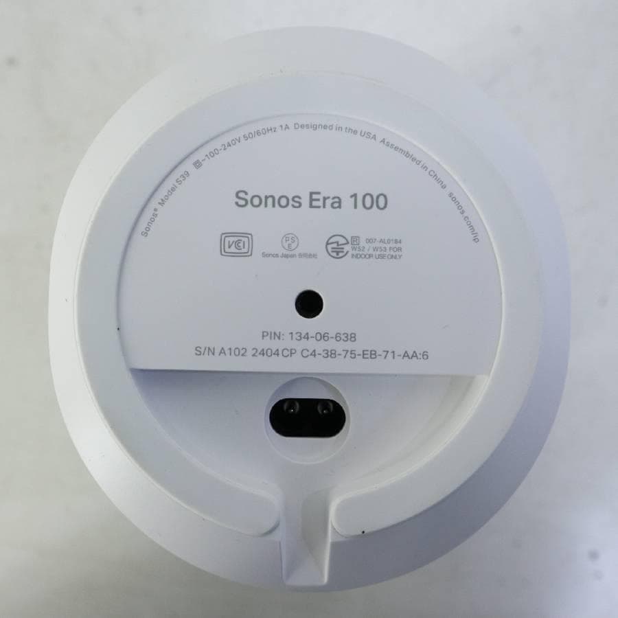 展示品 SONOS Era 100 スマートスピーカー ホワイト