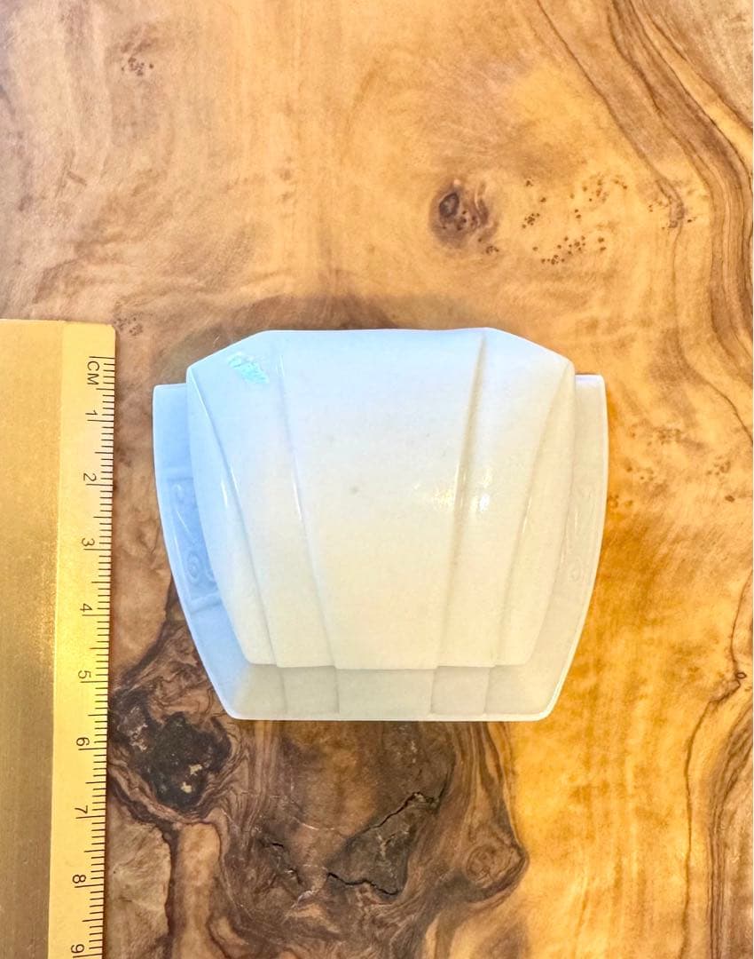 米国製　ヴィンテージ　リングボックス　セルロイド　スクエア　アールデコスタイル