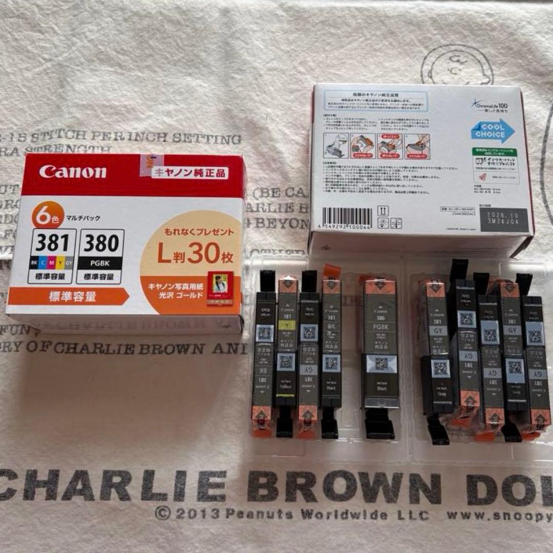 Canon BCI-381/380 インクカートリッジ 6色セット➕10個セット