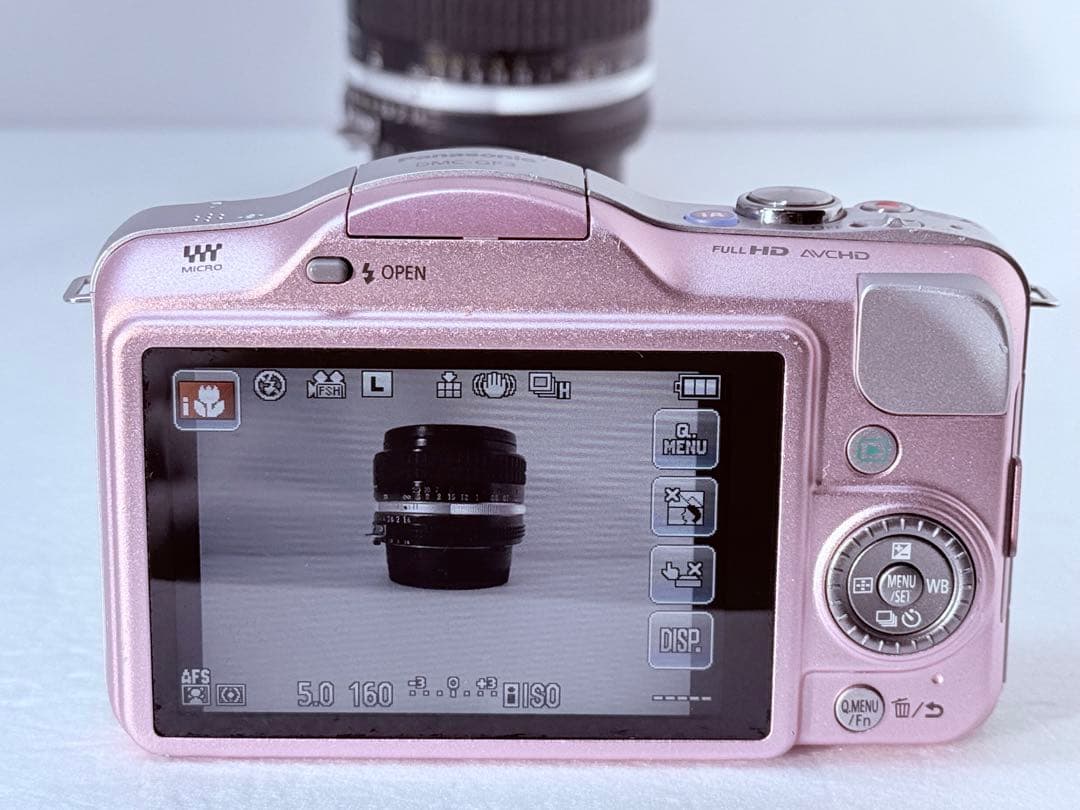 LUMIX DMC-GF3 ピンク 動作確認済 H-PS14042 定番レンズ付