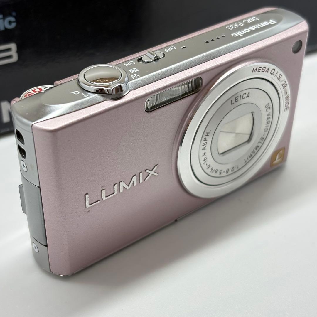 2812 極美品‼︎ パナソニック LUMIX FX33 ピンク デジタルカメラ