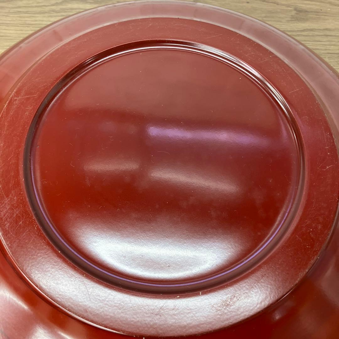 E-2 加賀山中 漆器 桂寛 菓子鉢 漆塗り 朱塗り 伝統工芸品 菓子器