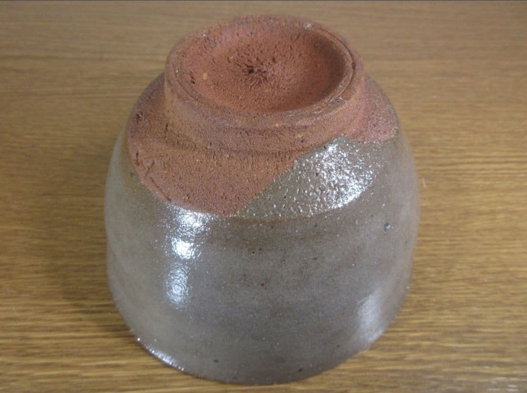 真作保証 14代 中里太郎右衛門 本人作 絵唐津茶碗 コレクター放出品 佐賀