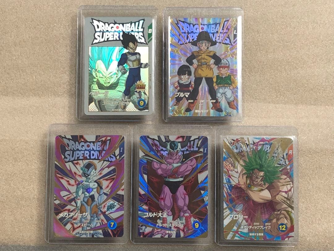 ＥＸ3-００２　ブルマ　３弾ＥＸＲ　００１べジータ〜００５ブロリー　フルコンプ品