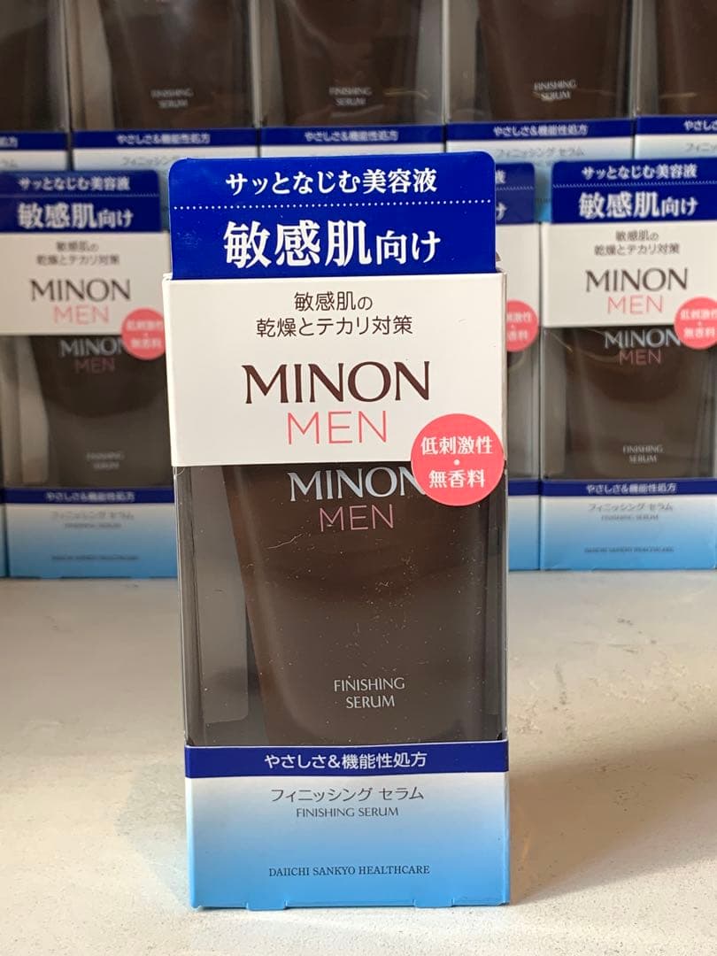 【新品未使用】MINON フィニッシングセラム 男性用 60点セット