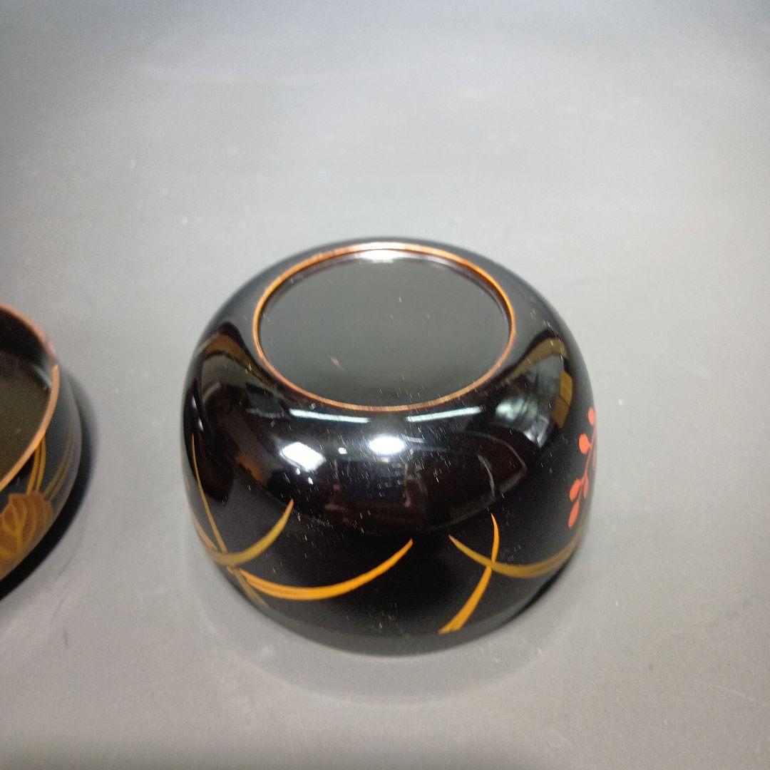 茶道具　木製蒔絵棗　2個おまとめ