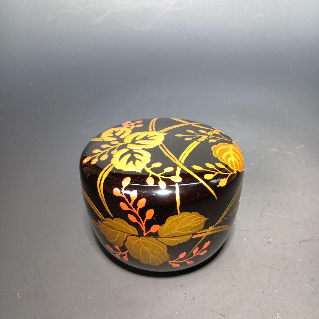 茶道具　木製蒔絵棗　2個おまとめ