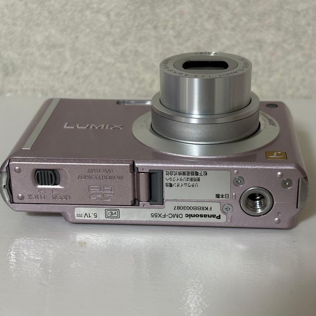 Panasonic コンデジDMC-FX55 ピンク　ジャンク