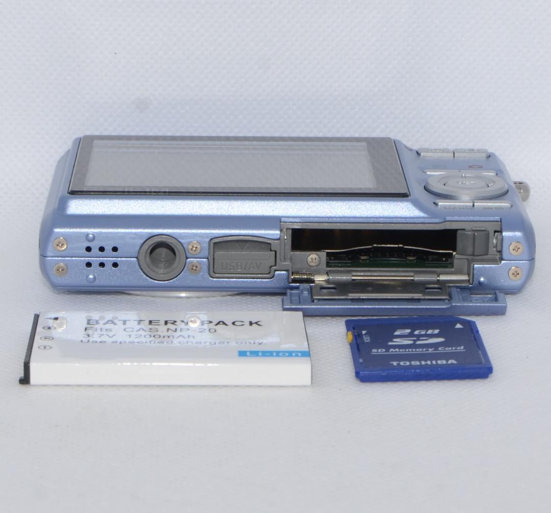 【美品】CASIO カシオ EXILIM EX-Z75 ブルー (動作確認済)