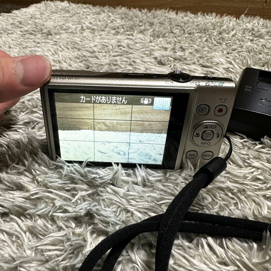 【美品】Canon IXY 650 シルバー コンパクトデジタルカメラ