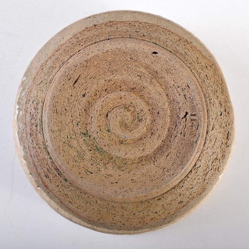 茶道具　野々村仁清作　染付　小茶碗　時代箱付　V　R8836