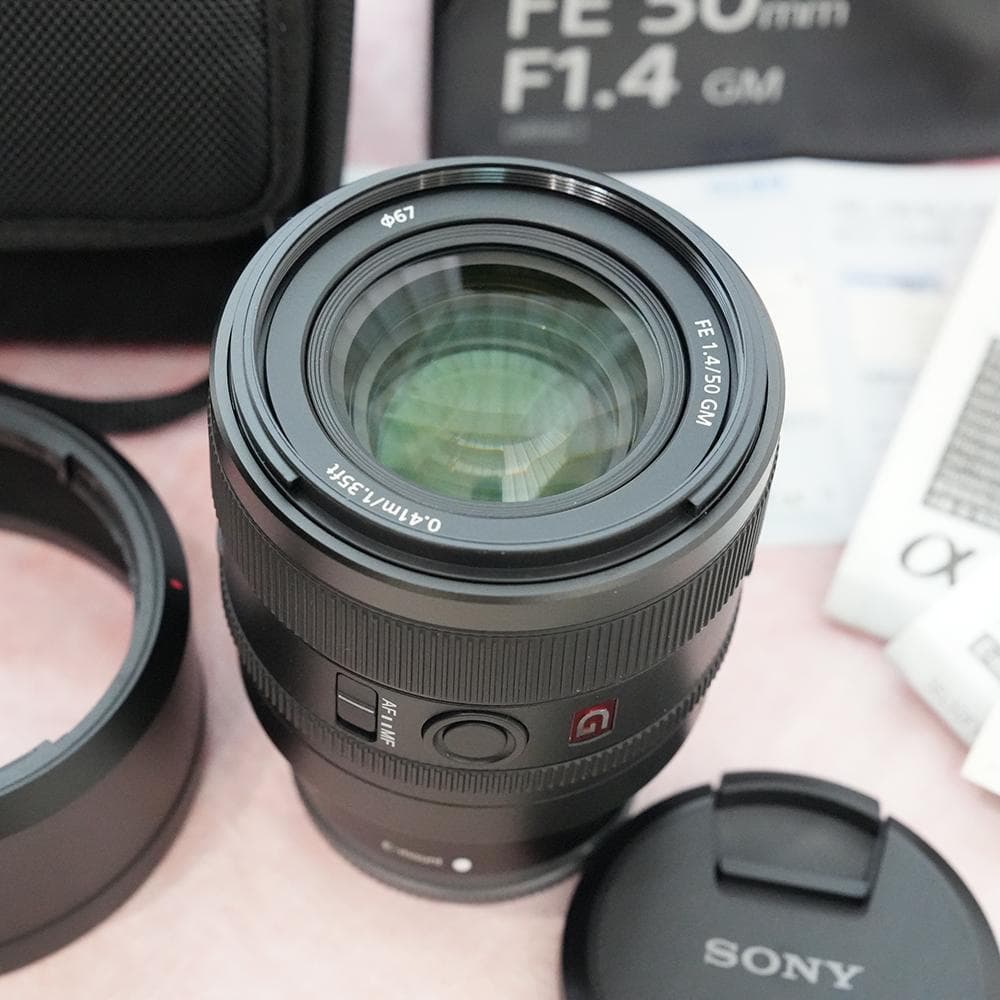 【極美品・保証期間あり！】SONY FE 50mm F1.4 GM レンズ