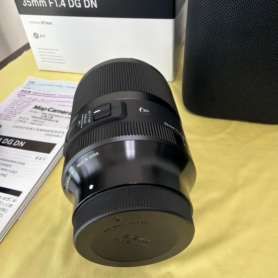 SIGMA 35mm F1.4 DG DN Artレンズ