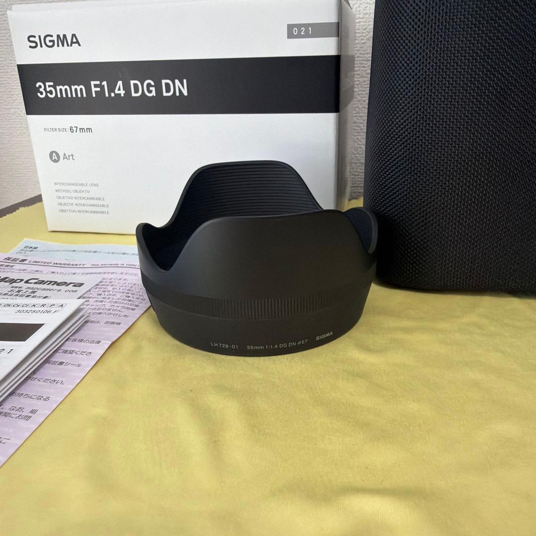 SIGMA 35mm F1.4 DG DN Artレンズ