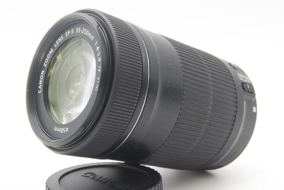 美品❣️Canon 55-250mm IS STM 手ぶれ補正　一眼レフカメラ