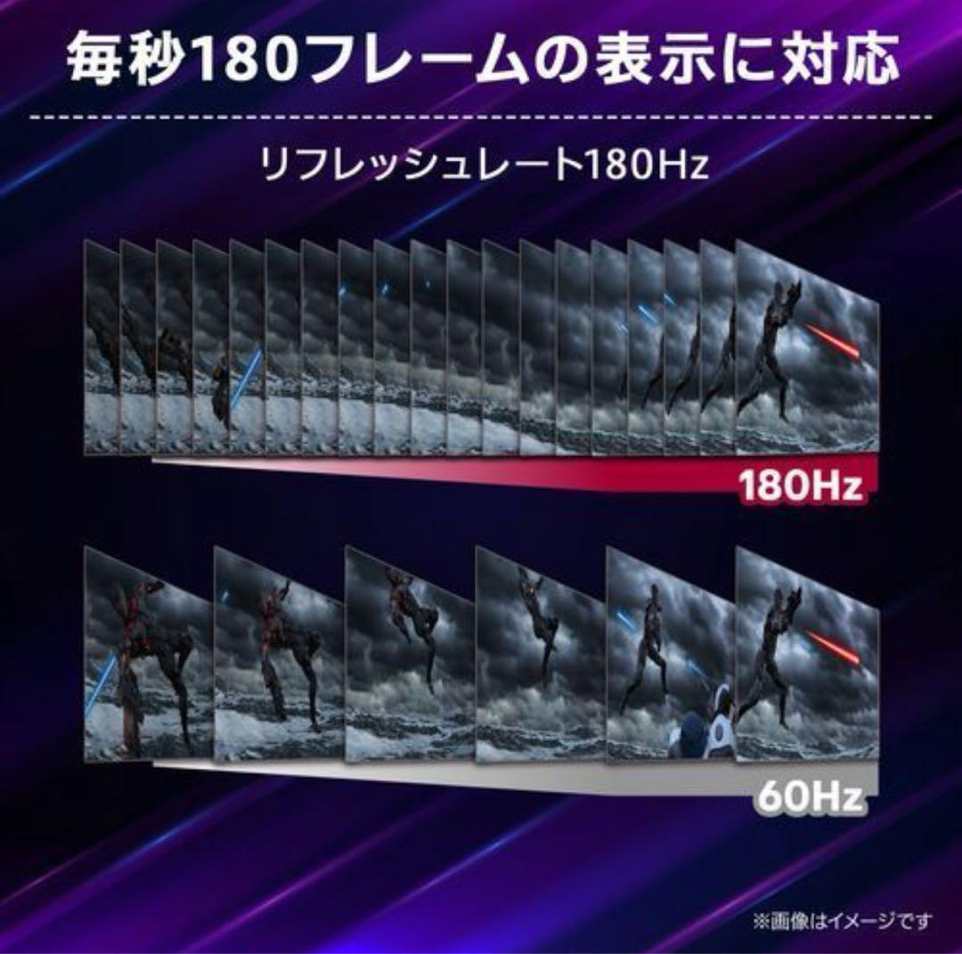 LG UltraGear 23.7インチ FHD モニター 180Hz
