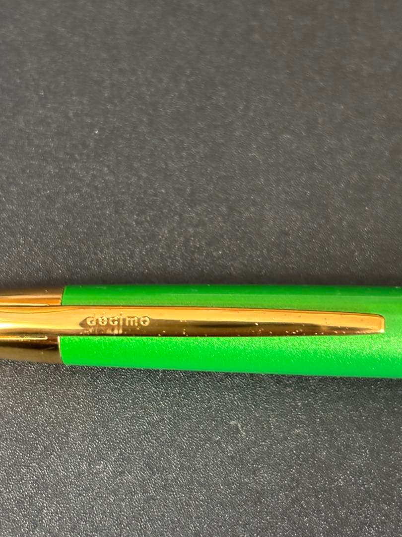 パイロット 万年筆 キャップレス デシモ ペリドットグリーン F 細字 18K