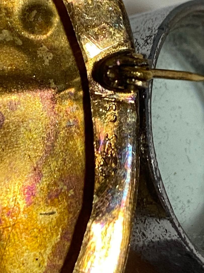 ♦️梟 スターリングシルバー ブローチ 刻印S925 その他刻印英文字有り