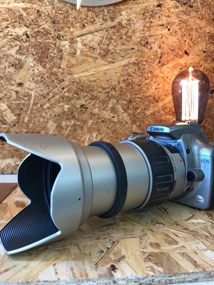 Canon EOS kiisデジタル一眼レフ Tamronレンズセットジャンク