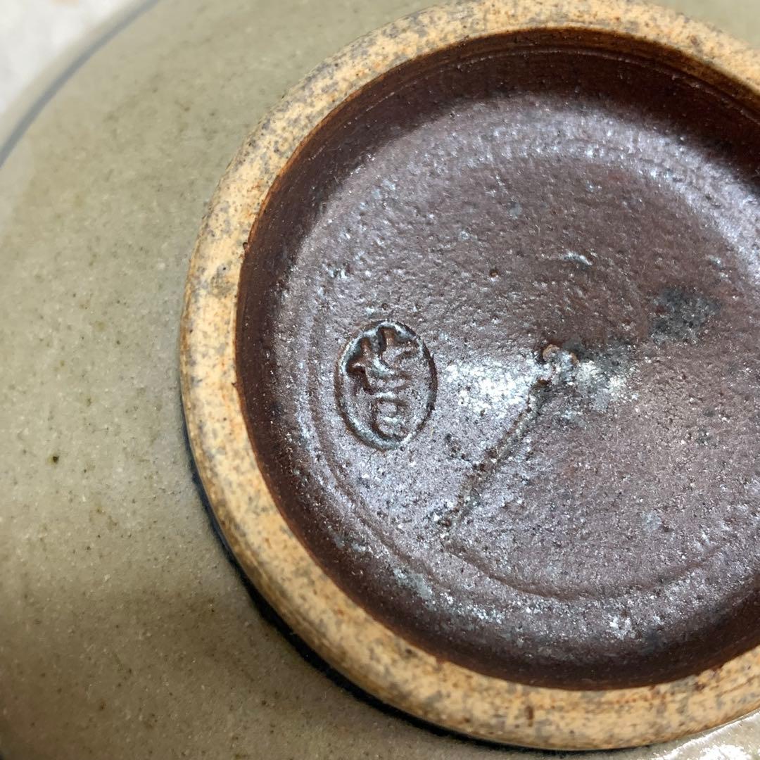 A-8 茶碗 膳所焼 安南写雲鶴 紙箱 茶道具 抹茶 和食器 茶の湯 ぜぜ