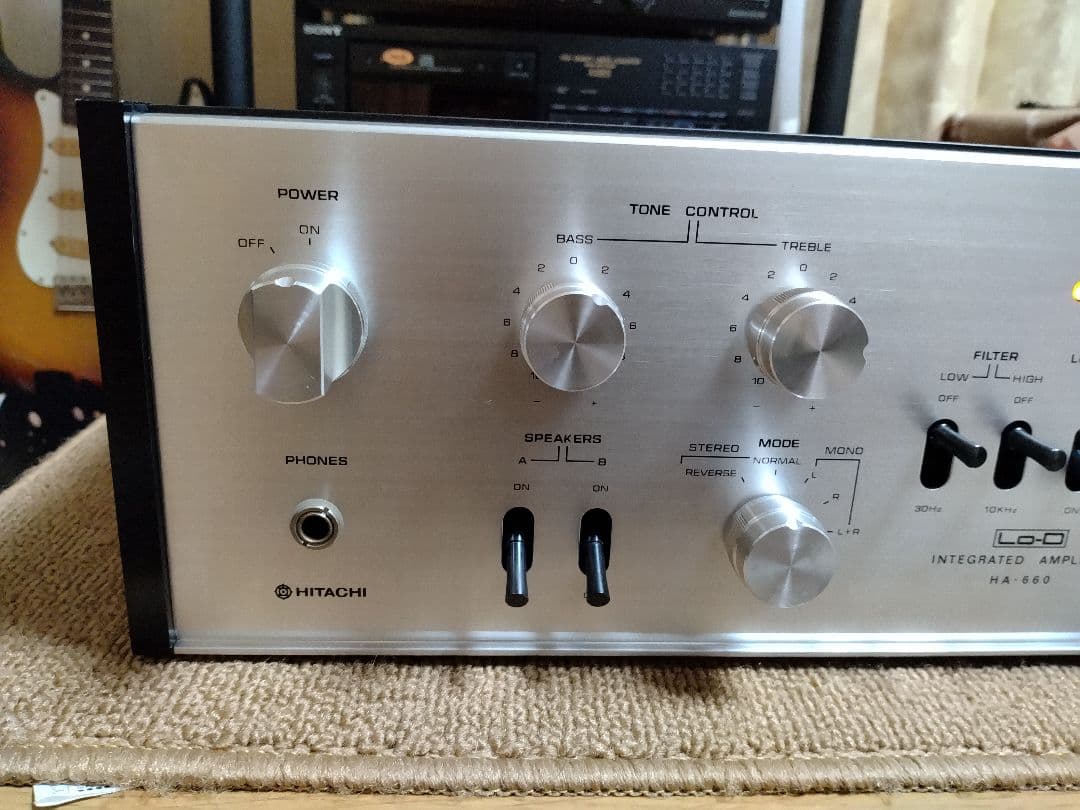 整備済 日立 HITACHI Lo-D HA-660 プリメインアンプ 動作良好