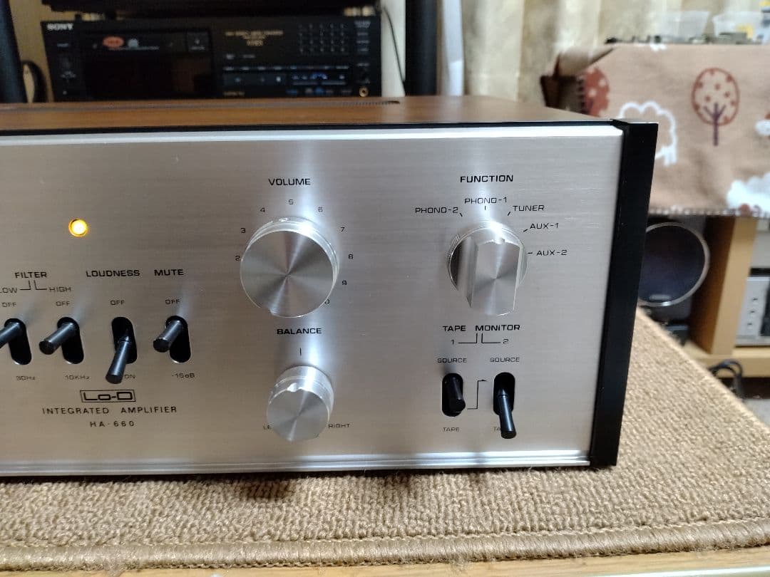 整備済 日立 HITACHI Lo-D HA-660 プリメインアンプ 動作良好