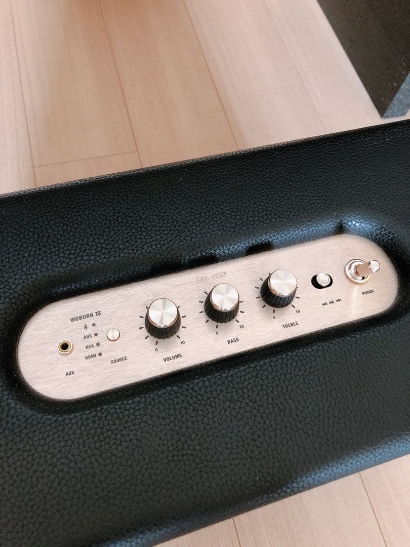 美品 Marshall Woburn III スピーカー ブラック