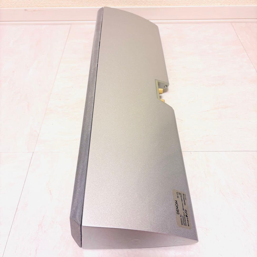 【美品】DENON SC-C7L センタースピーカー シルバー 動作音質良好
