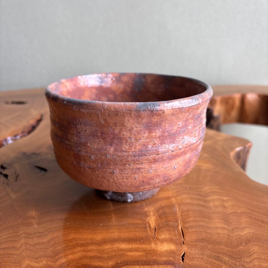 萩焼 大和義昌造 大和初瀬松緑窯 抹茶碗 茶道具 共箱(79)