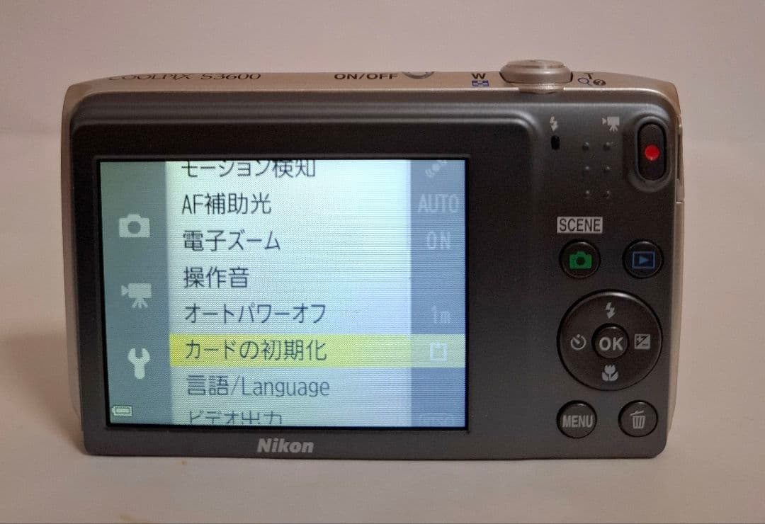 [美品]NIKON クールピックス COOLPIX S3600 コンデジ