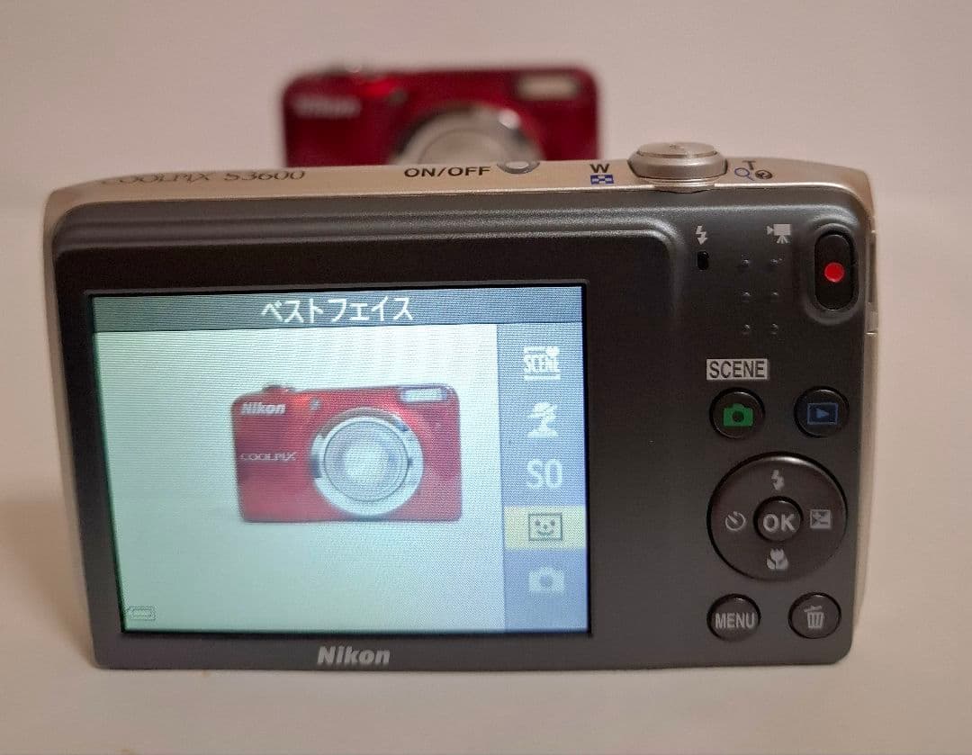 [美品]NIKON クールピックス COOLPIX S3600 コンデジ