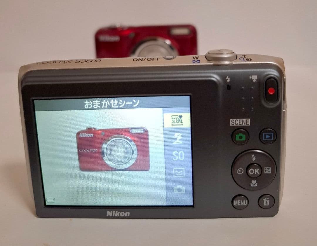 [美品]NIKON クールピックス COOLPIX S3600 コンデジ