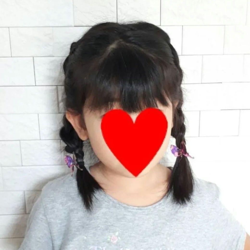 450円　ヘアゴム　蝶々　レジン