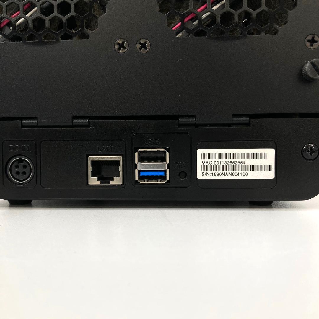 Synology NASネットワークHDD　4ベイ対応　DS416j　稼働