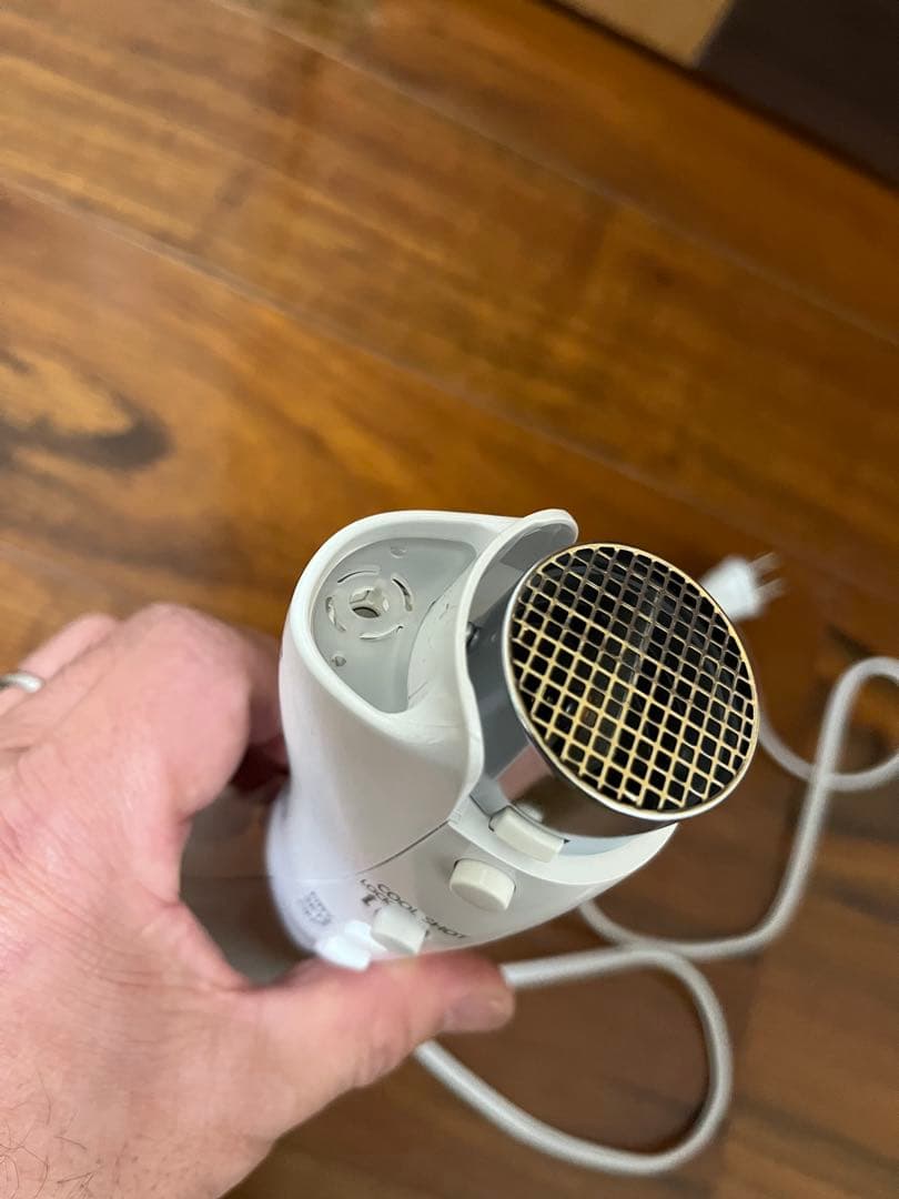 新古美品‼️Panasonic ナノケア くるくるドライヤーEH-KN7G白