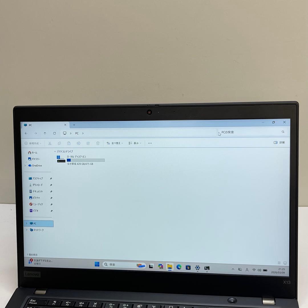 レノボThinkpad X13 Gen 1 i7-10510U 16GB 512