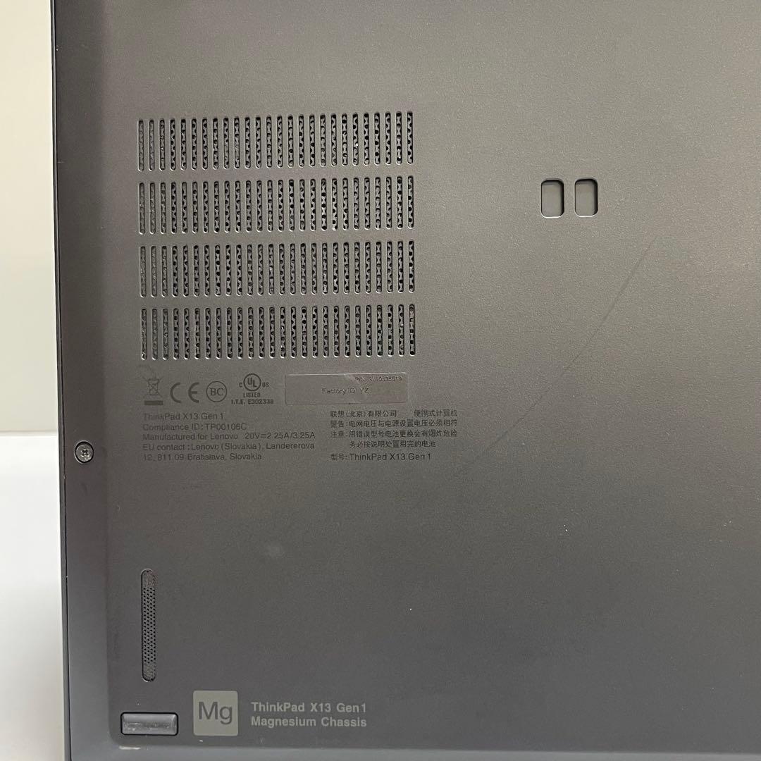 レノボThinkpad X13 Gen 1 i7-10510U 16GB 512