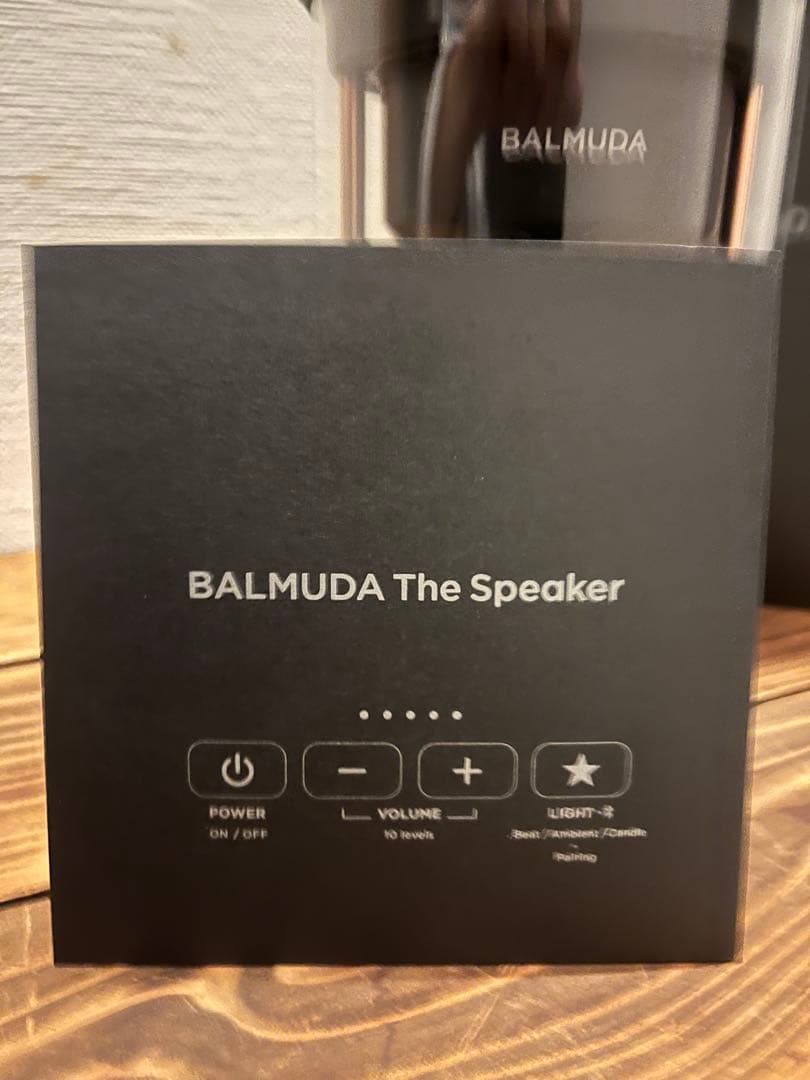 BALMUDA Speaker M01A-BK バルミューダ　スピーカー