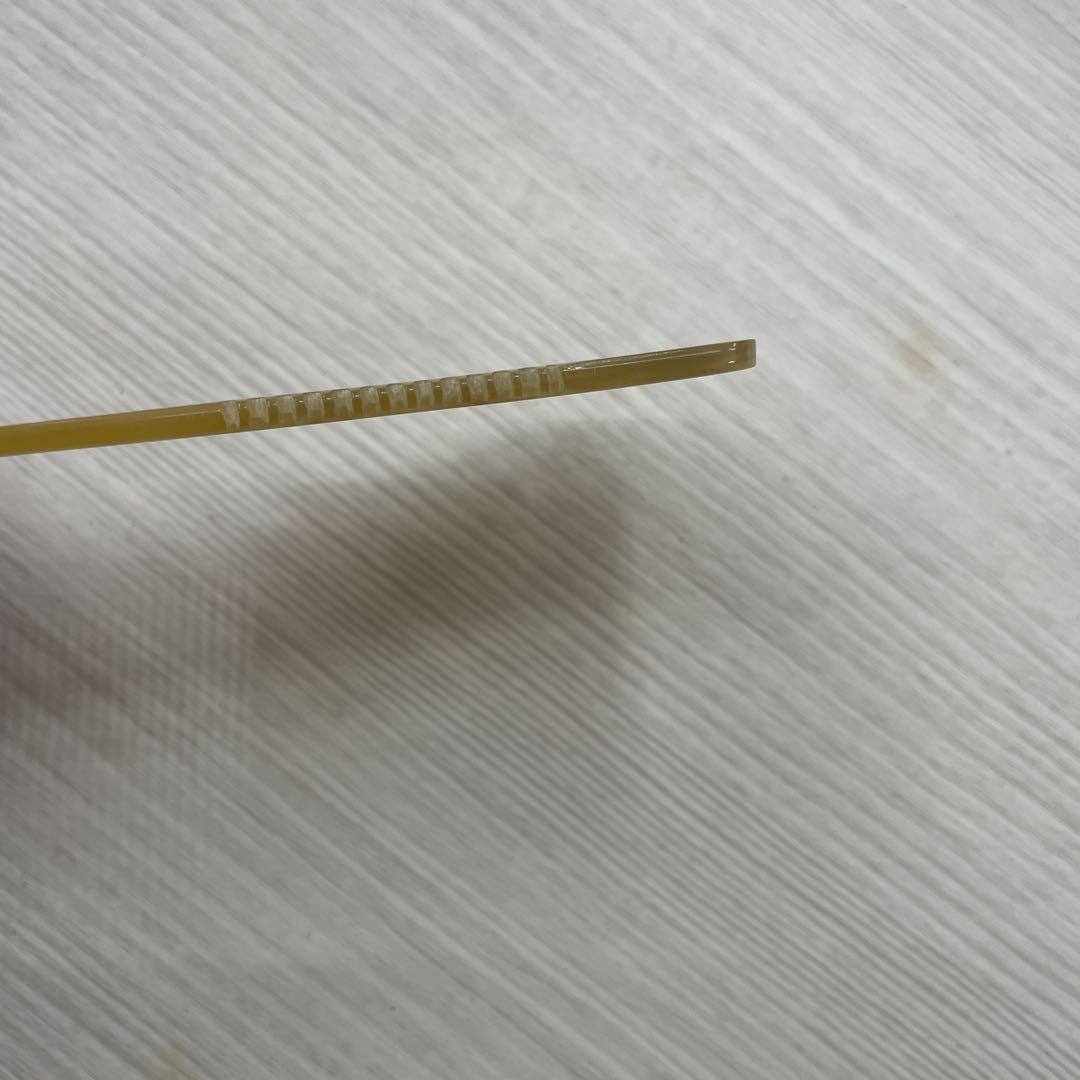 【新品・未使用】本水牛　櫛　16目　中荒　ブロース　刈り上げ　幸保　手付き　理容
