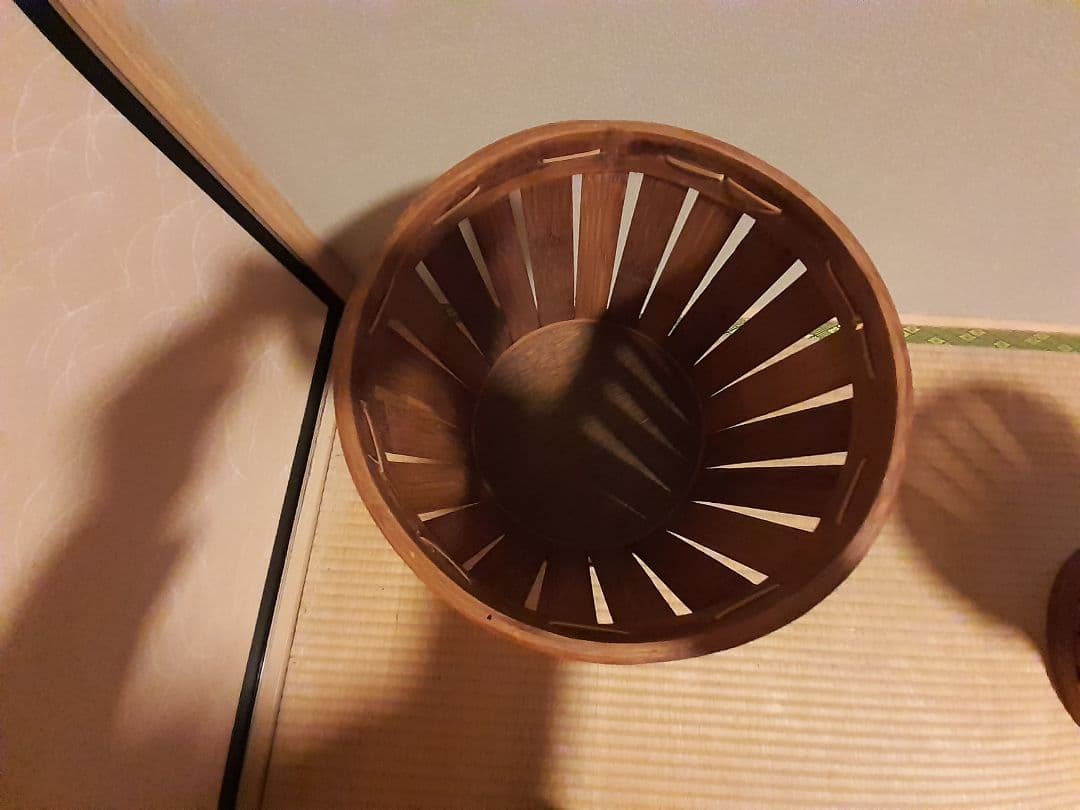(専用です)竹製 収納バスケット　フラワースタンド　2コセット