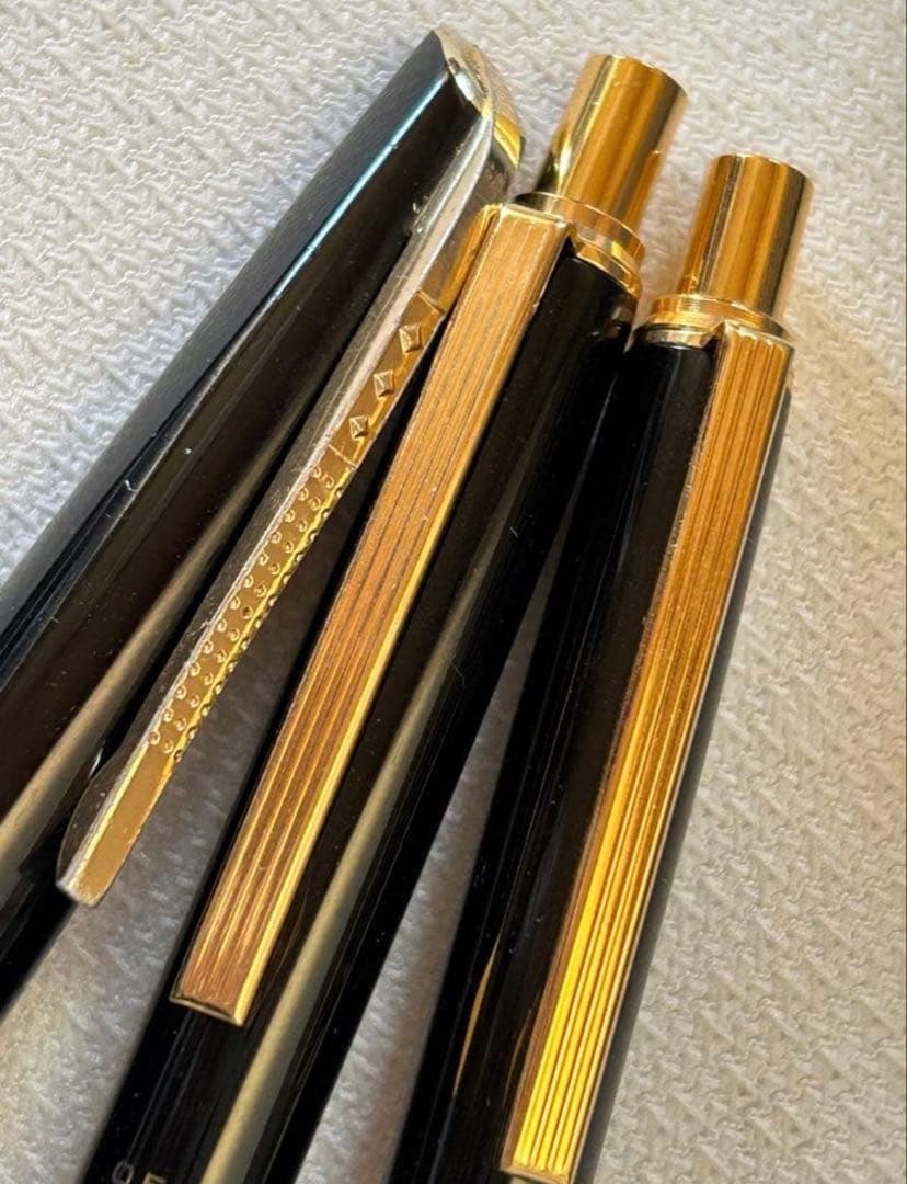 PLATINUM 18K 万年筆 ＋ PILOT ボールペン・シャープペン 3本