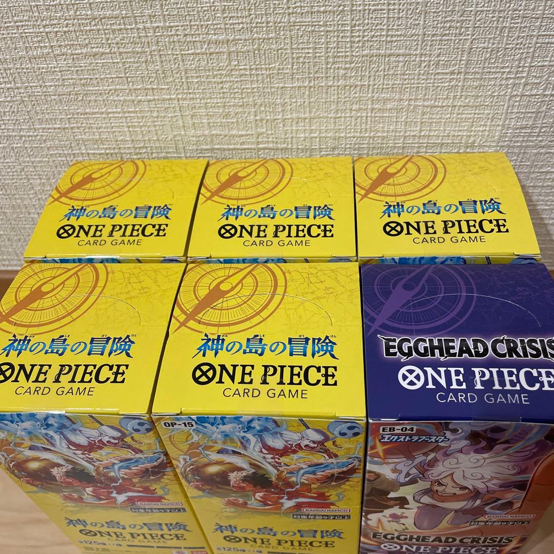ワンピースカード　神の島の冒険　エッグヘッドクライシス　合計6box