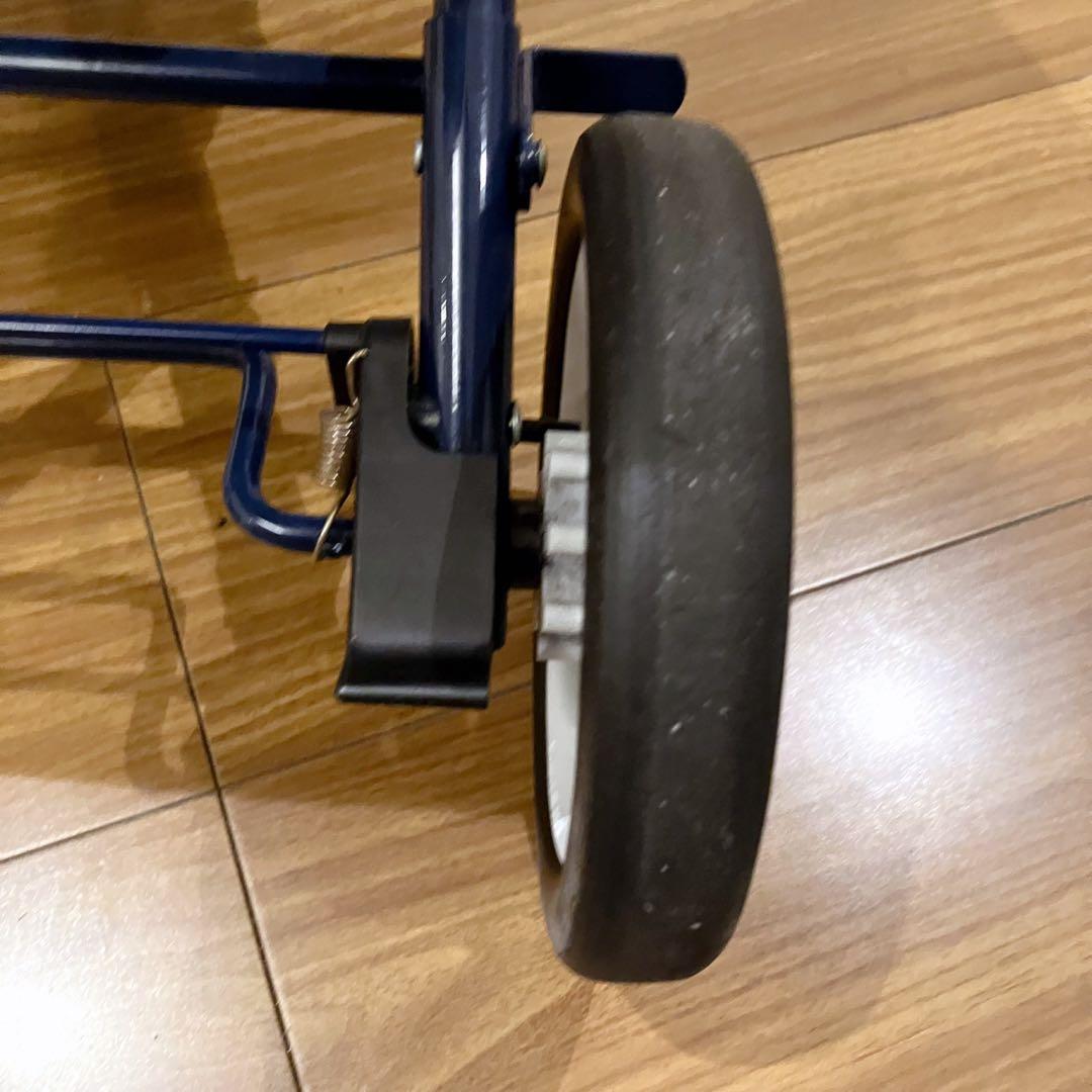 幸和製作所　アルミ製シルバーカー　 ネイビー　PW-298