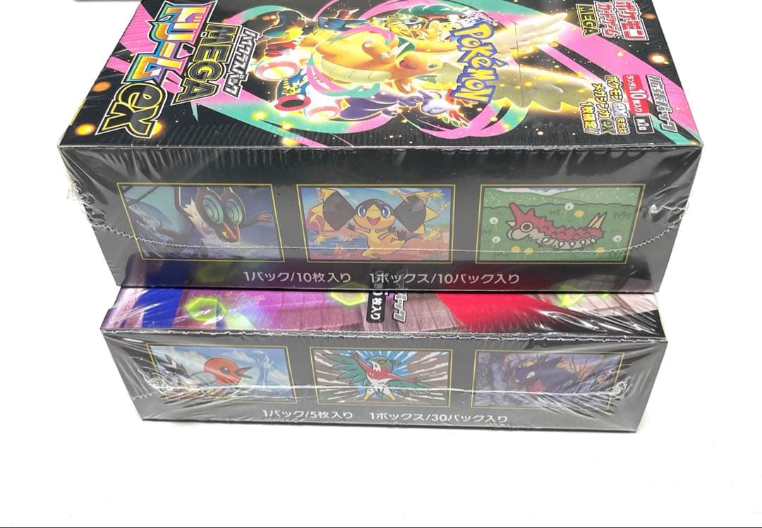 【新品】ポケモンカード　ムニキスゼロ　メガドリームex 各1boxシュリンク付き