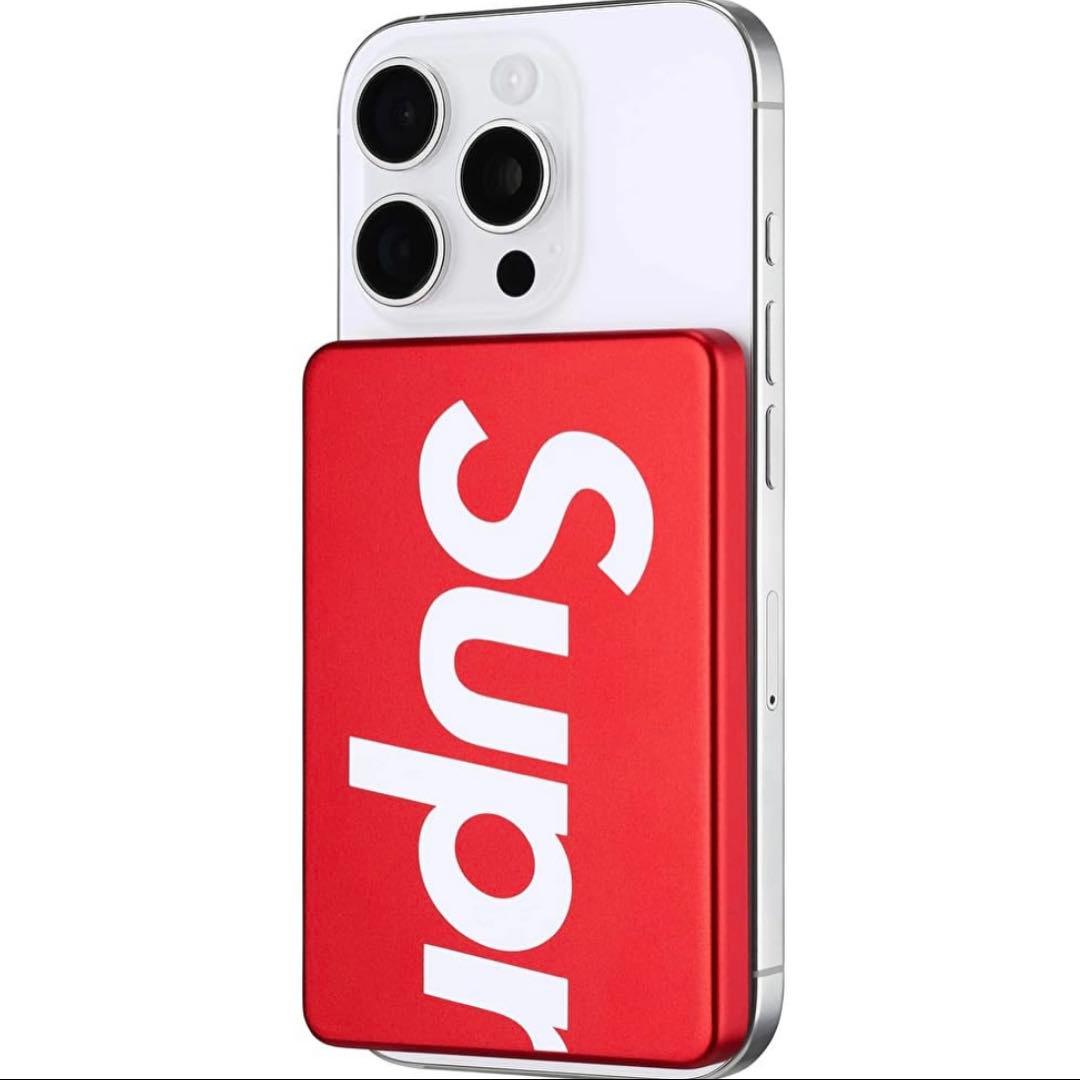 スマホアクセサリー Supreme x mophie Qi2 Powerstation \"Red\"