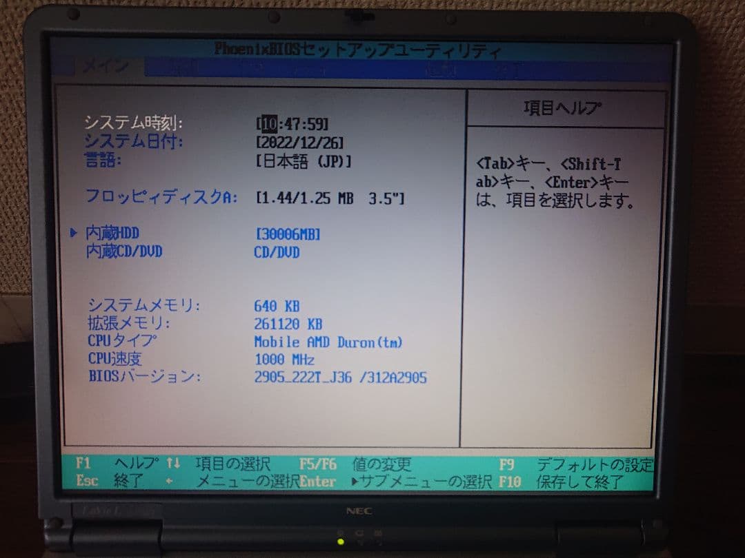 NEC Lavie L LL550/3 PC-LL5503D1Y ノートパソコン