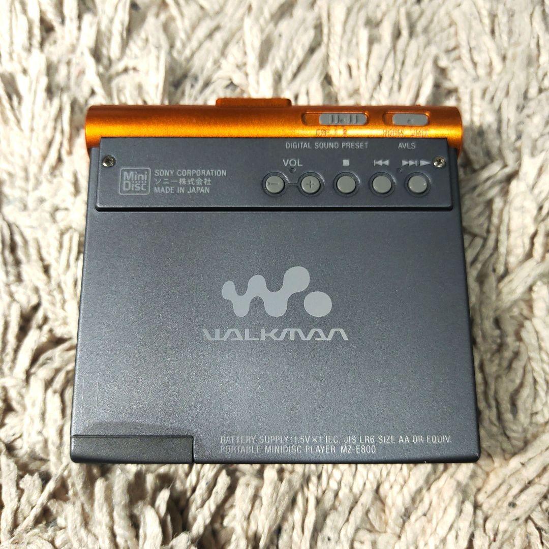【ジャンク】SONY　mz-e800 MDウォークマン　ポータブルプレーヤー
